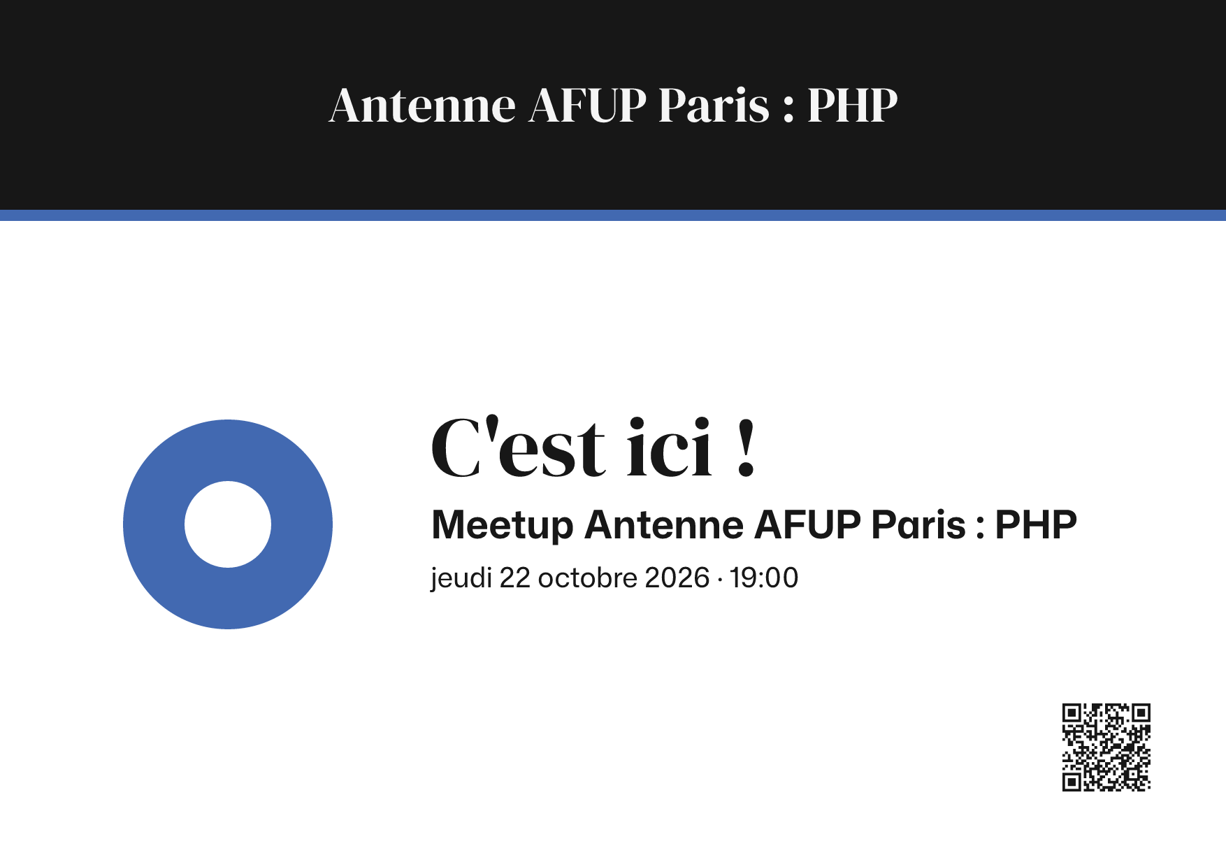 C’est ici, pour la porte de la salle